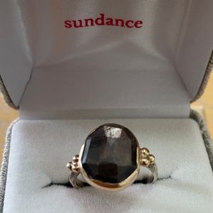 5 carat Chocolate sapphire ring-Sundance